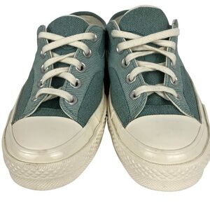 Converse Chuck 70 Jade Unity Mule Slip On Sneakers Women’s 6.5 Men's 4.5 Seafoam